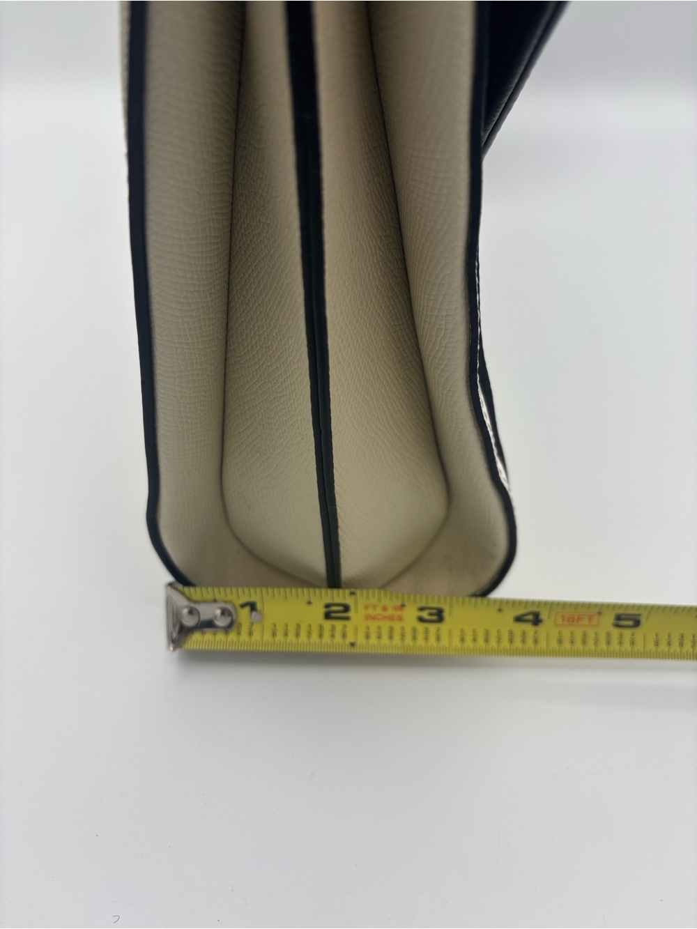 Zara Classic Top-Handle Satchel - Black & Cream (missing crossbody strap) - Picture 12 of 15